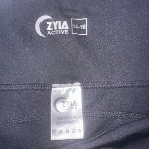 Lot of 3 Zyia Actuve leggings ankle length and one extra long pair